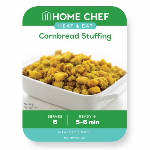 Home Chef Cornbread Stuffing Perspective: front