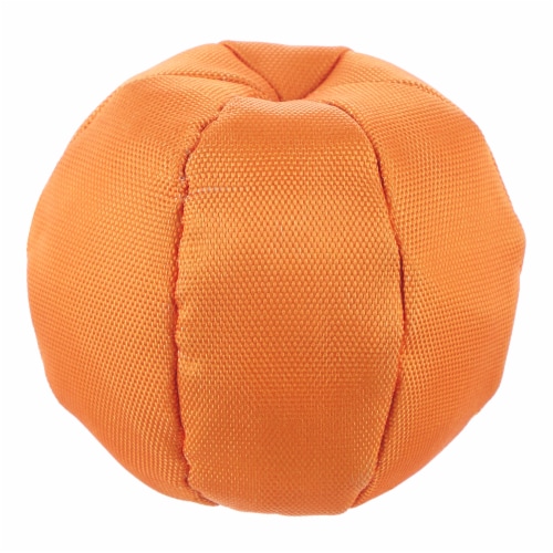 BARK Orange Crsh Super Chew Dog Toy Perspective: front