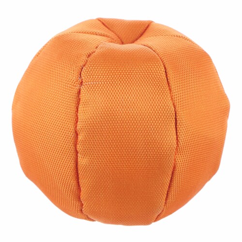BARK Orange Crsh Super Chew Dog Toy Perspective: front