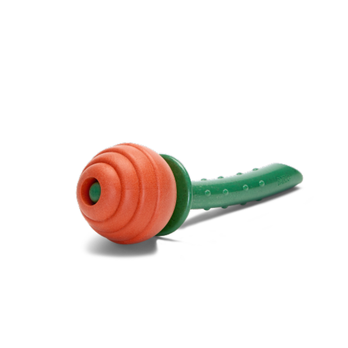 Bark Super Chewer Slingin' Air Rose - Dog Toy Perspective: front