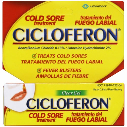 Cicloferon® Cold Sore Treatment Gel Perspective: front