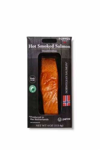 Foppen Hot Smoked Salmon Perspective: front