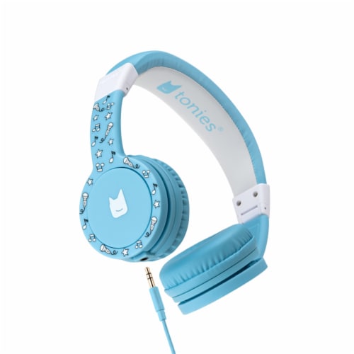 Tonies Light Blue Headphones Perspective: front