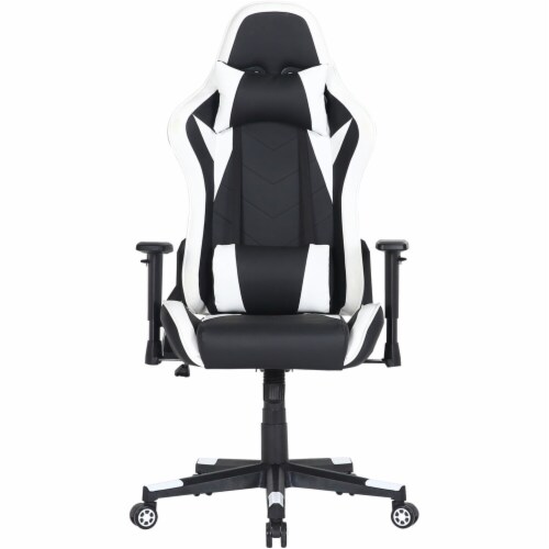 Hanover Commando Gas Lift 2-Tone Gaming Chair, Faux Leather, NO Cushions, 1  - Dillons Food Stores