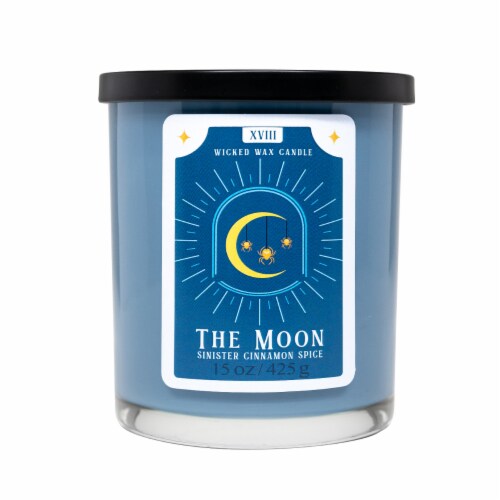 House of Velas™ Halloween Jar Candle The Moon Perspective: front