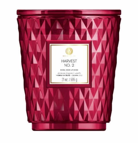 House of Velas Fall Jar Candle Orchard Spice Perspective: front