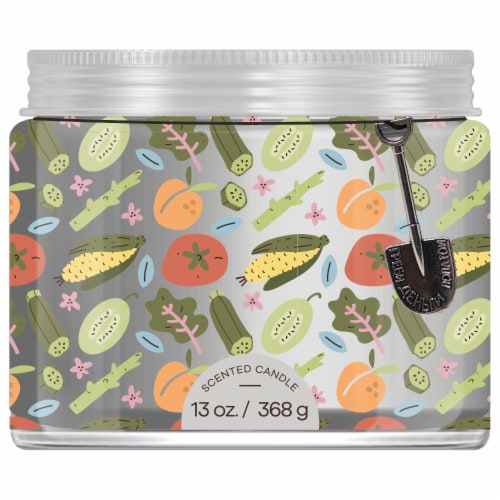 House of Velas Jar Candle - Veggies Perspective: front