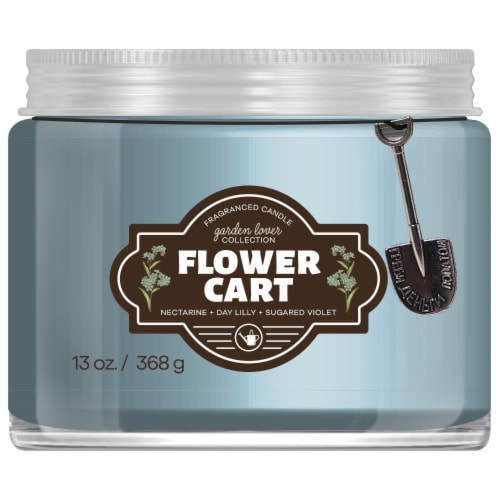 House of Velas Jar Candle - Flower Cart Perspective: front