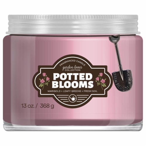House of Velas Jar Candle - Potted Blooms Perspective: front