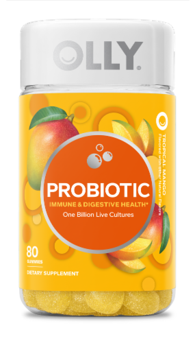 Olly Probiotic Immune & Digestive Health Gummies - Topical Manga Perspective: front