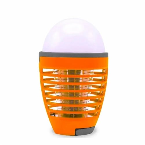 WBM Smart Bug Zapper Electric Insect Killer 2 in 1 Rechargeable Bug Killer Bulb Light Bulb 1 count Gerbes Super Markets