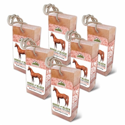 Himalayan Nature Licking Salt for Horse - 6 Pack Perspective: front