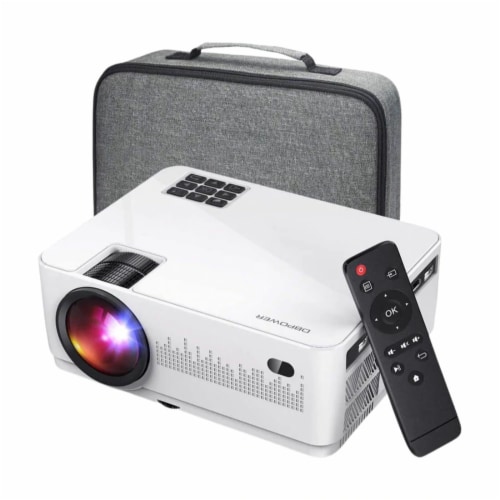 DBPOWER L21 1080P mini LCD video projector Perspective: front