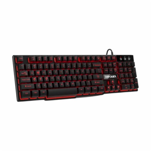 DBPOWER Gaming Keyboard with 3 Colors Breathing LED Backlit DBPOWER Gaming Keyboard with 3 Colors Breathing LED Backlit