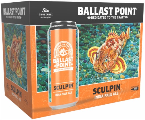 Ballast Point Sculpin IPA Craft Beer Perspective: front