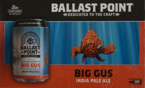 Ballast Point Big Gus India Pale Ale Beer Perspective: front