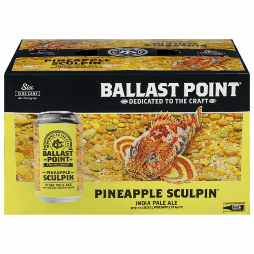 Ballast Point Pineapple Sculpin® Indian Pale Ale Perspective: front
