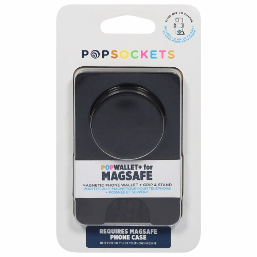 Popsockets - Popwallet Plus For Apple Magsafe - Black Perspective: front