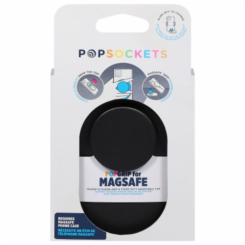 Popsockets - Popgrip For Apple Magsafe - Black Perspective: front