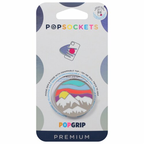 Popsockets - Popgrip Premium - Enamel Altitude Adjustment Perspective: front