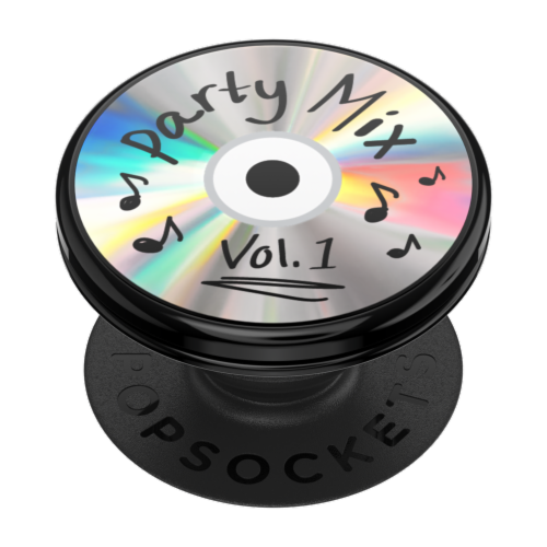 PopSockets PopGrip Luxe -Backspin Party Mix Perspective: front