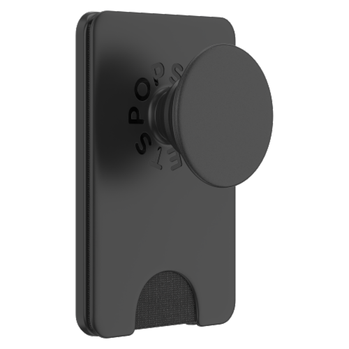 PopSockets PopWallet Plus for Apple MagSafe - Black Perspective: front