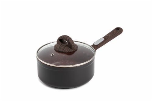 Brooklyn Steel Co. Gravity Collection Aluminum Nonstick Saucepan Perspective: front