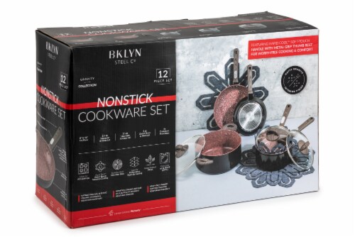 The Rock By Starfrit 12-Piece Cookware Set, 1 unit - Fry's Food Stores