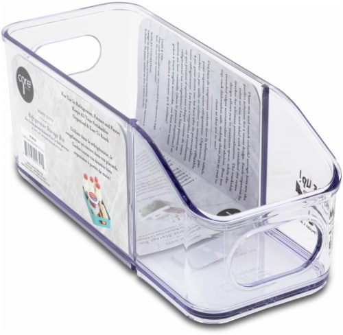 Core Kitchen Clear Fridge Bin Perspective: front