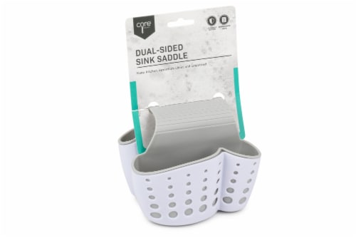 Core Kitchen Sink Caddy - Gray/White Perspective: front