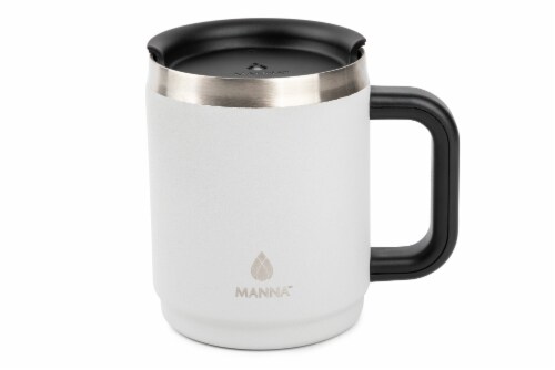 Manna Boulder Insulated Travel Mug - Gray Perspective: front