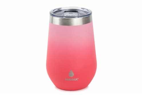 Core Home Wine Tumbler - Pink Ombre Perspective: front