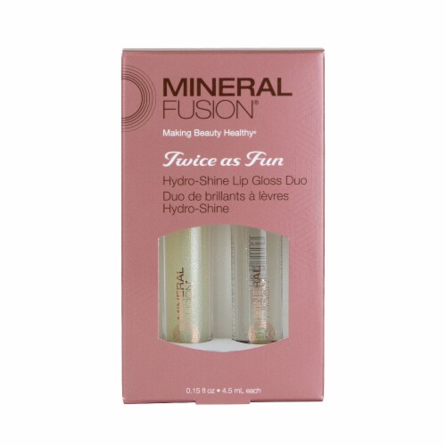 Mineral Fusion Twice As Fun Hydro-Shine Lip Gloss Duo Perspective: front