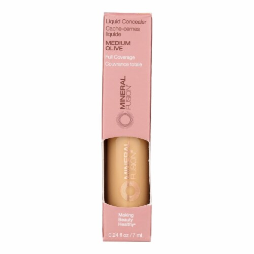 Mineral Fusion® Liquid Concealer - Medium Olive Perspective: front