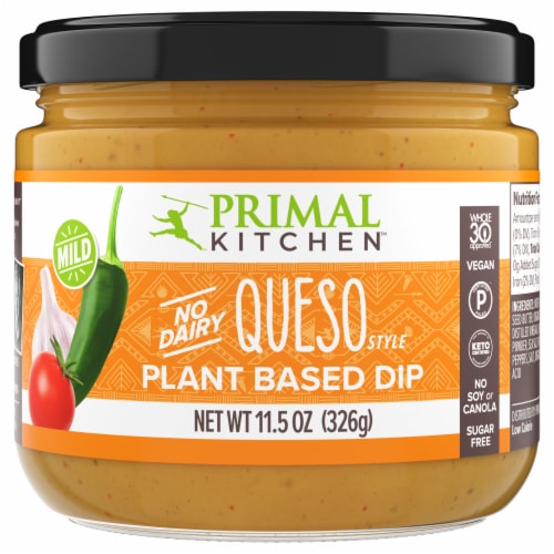 Primal Kitchen™ Plant Based Mild Queso Dip Perspective: front