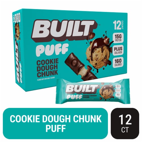Built™ Cookie Dough Chunk Protein Bar Case Lot Sale Perspective: front
