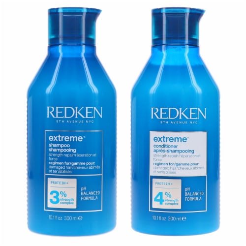 Redken Extreme Shampoo 10.1 oz & Extreme Conditioner 10.1 oz Combo Pack Perspective: front