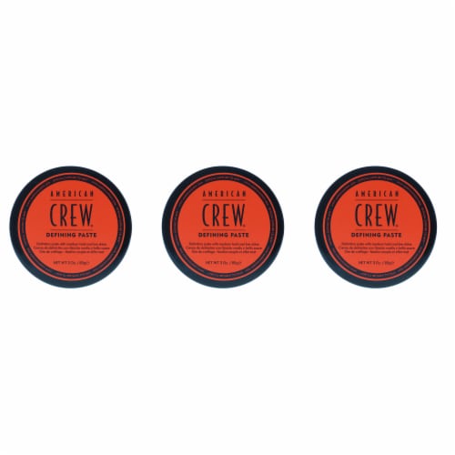 American Crew Defining Paste 3 oz 3 Pack Perspective: front