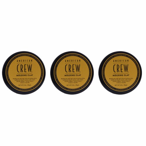 American Crew Molding Clay 3 oz 3 Pack Perspective: front