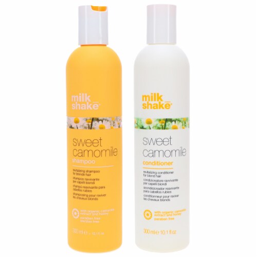 milk_shake Sweet Camomile Shampoo 10.1 oz & Sweet Camomile Conditioner 10.1 oz Combo Pack Perspective: front