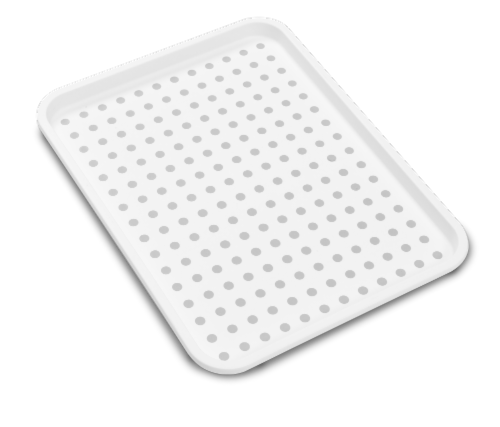 madesmart Undersink Drip Tray - White Perspective: front