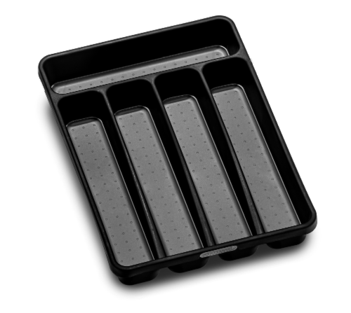 madesmart® Classic Mini Silverware Tray - Carbon Perspective: front