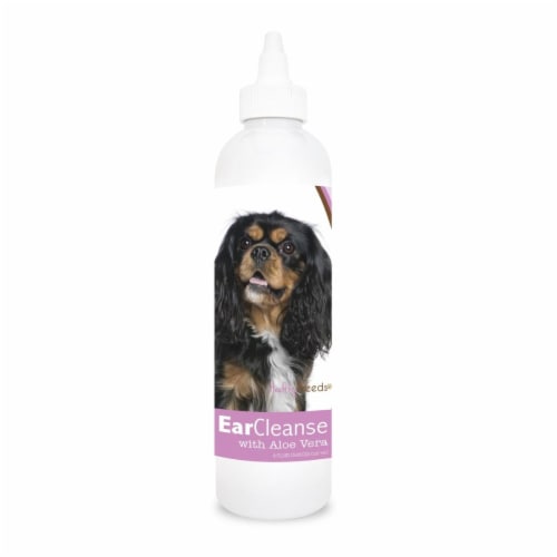 Healthy Breeds 840235104391 8 oz Cavalier King Charles Spaniel Ear Cleanse with Aloe Vera Swe Perspective: front
