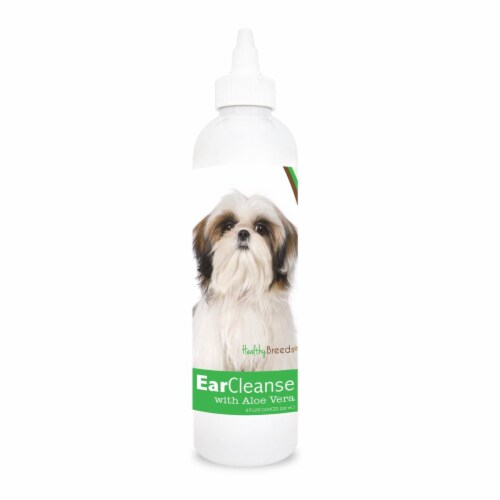 Healthy Breeds 840235115427 8 oz Shih Tzu Ear Cleanse with Aloe Vera