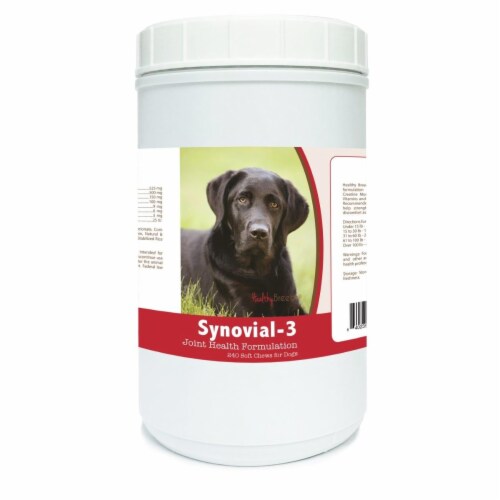 Healthy Breeds 840235120704 Labrador Retriever Synovial-3 Joint Health Formulation - 240 Coun Perspective: front