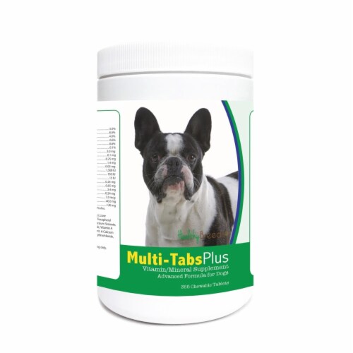 Healthy Breeds 840235124245 French Bulldog Multi Tabs Plus Chewable Tablets 365 Count 365 Mariano s