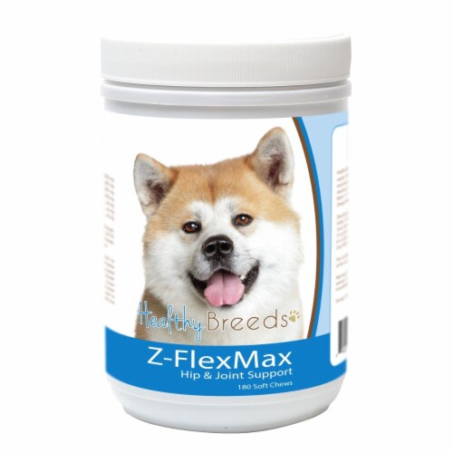 Healthy Breeds 840235156147 Akita Z Flex Max Dog Hip Joint Support 180 Count 180 Baker s