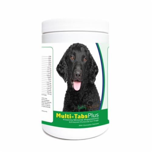 Healthy Breeds 840235171904 Curly-Coated Retriever Multi-Tabs Plus Chewable Tablets - 365 Cou Perspective: front