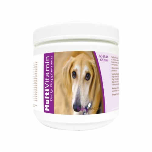 Healthy Breeds 840235175186 Sloughi Multi-Vitamin Soft Chews - 60 Count Perspective: front