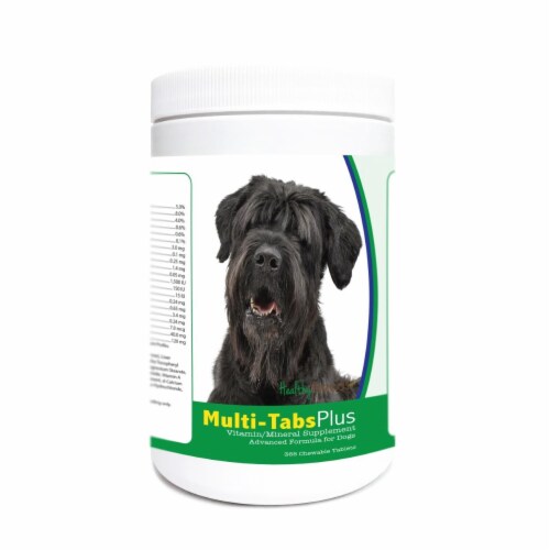 Healthy Breeds 840235175643 Black Russian Terrier Multi-Tabs Plus Chewable Tablets - 365 Coun Perspective: front